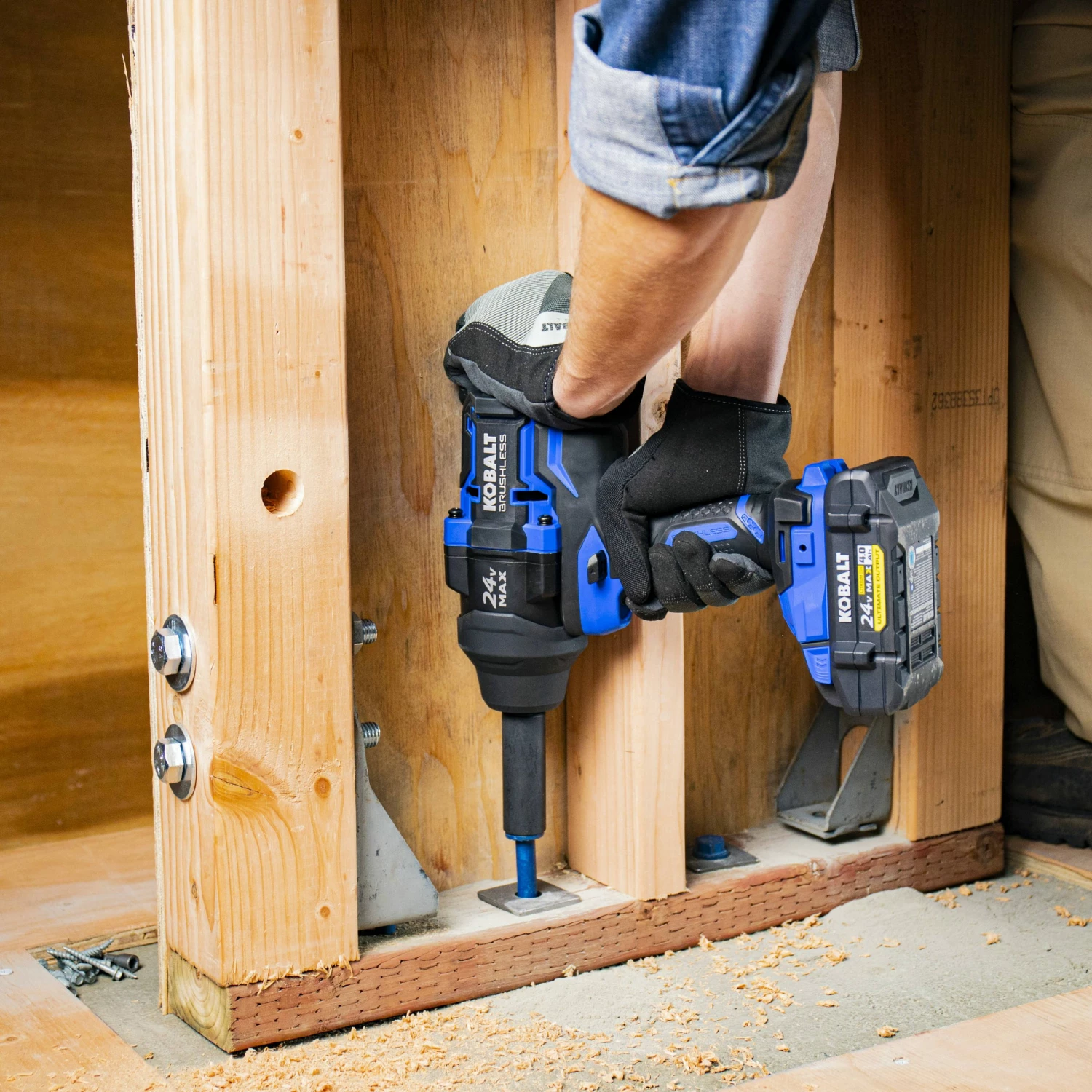 Kobalt Impact Wrenches 24-Volt XTR Variable Speed Brushless 1/2-in Drive Cordless Impact Wrench (1-Battery Included) 9 Kobalt Impact Wrenches 24-Volt XTR Variable Speed Brushless 1/2-in Drive Cordless Impact Wrench (1-Battery Included) - Image 9