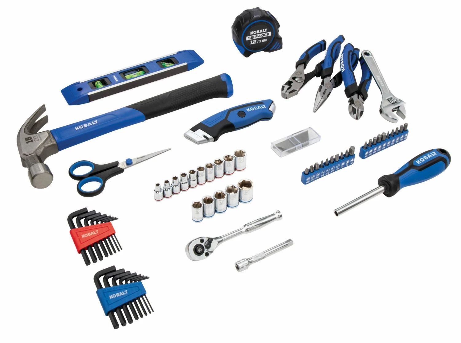 Kobalt Household Tool Sets 73-Piece Household Tool Set with Soft Case 7 Kobalt Household Tool Sets 73-Piece Household Tool Set with Soft Case - Image 7
