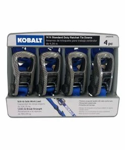 Kobalt Tie Downs 4-Pack x Tie Down Tie Down (500-lb Work Capacity)