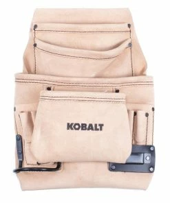 Kobalt Tool Pouches Leather General Construction Tool Pouch