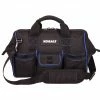Kobalt Tool Bags Blue Black Polyester 18-in Cargo Bag