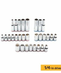 Kobalt Mechanics Tool Sets 118-Piece Standard (SAE) and Metric Combination Polished Chrome Mechanics Tool Set (3/8-in;) 15 Kobalt Mechanics Tool Sets 118-Piece Standard (SAE) and Metric Combination Polished Chrome Mechanics Tool Set (3/8-in;) -Kobalt Best Sale 16006940