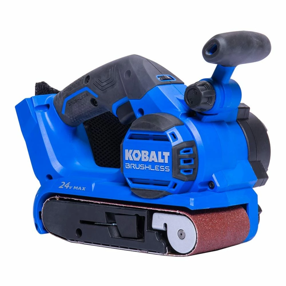Kobalt Power Sanders Kobalt 24V MAX 24-Volt Brushless Cordless Variable Speed Belt Sander with Dust Management 2 Kobalt Power Sanders Kobalt 24V MAX 24-Volt Brushless Cordless Variable Speed Belt Sander with Dust Management - Image 2