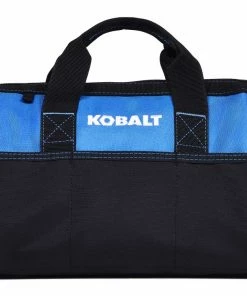 Kobalt Tool Bags Black/Blue Polyester 12-in Tool Bag