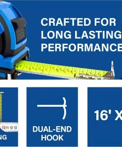 Kobalt Tape Measures Tape measure 16-ft Tape Measure -Kobalt Best Sale 16463696