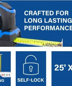 Kobalt Tape measures 25-ft Auto Lock Tape Measure -Kobalt Best Sale 16463824