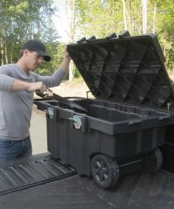 Kobalt Portable Tool Boxes 45-in Black Plastic Wheels Lockable Tool Box -Kobalt Best Sale 16492556 scaled