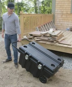 Kobalt Portable Tool Boxes 45-in Black Plastic Wheels Lockable Tool Box -Kobalt Best Sale 16492557 scaled