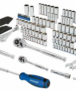 Kobalt Mechanics Tool Sets 138-Piece Standard (SAE) and Metric Combination Polished Chrome Mechanics Tool Set (1/4-in; 3/8-in) 10 Kobalt Mechanics Tool Sets 138-Piece Standard (SAE) and Metric Combination Polished Chrome Mechanics Tool Set (1/4-in; 3/8-in) -Kobalt Best Sale 16501578 scaled