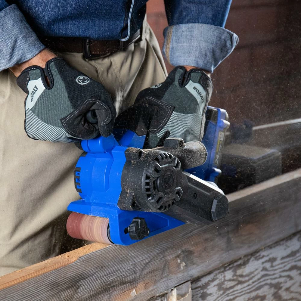 Kobalt Power Sanders Kobalt 24V MAX 24-Volt Brushless Cordless Variable Speed Belt Sander with Dust Management 10 Kobalt Power Sanders Kobalt 24V MAX 24-Volt Brushless Cordless Variable Speed Belt Sander with Dust Management - Image 10