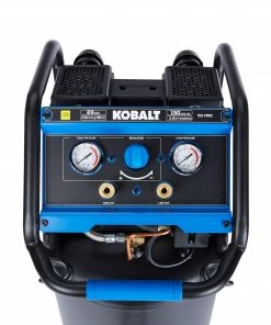 Kobalt Air Compressors Quiet Tech 26-Gallon Single Stage Portable Corded Electric Vertical Air Compressor 7 Kobalt Air Compressors Quiet Tech 26-Gallon Single Stage Portable Corded Electric Vertical Air Compressor -Kobalt Best Sale 16863448