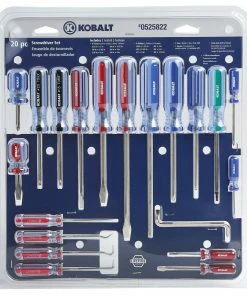 Kobalt Screwdrivers 20-Piece Acetate Handle Set Screwdriver Set -Kobalt Best Sale 16988782