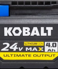Kobalt Power Tool Batteries & Chargers Ultimate Output 24-Volt Max 4 Amp-Hour Lithium Power Tool Battery 7 Kobalt Power Tool Batteries & Chargers Ultimate Output 24-Volt Max 4 Amp-Hour Lithium Power Tool Battery -Kobalt Best Sale 16994371