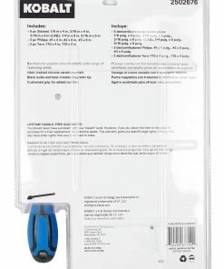 Kobalt Screwdrivers 10-Piece Plastic Handle Magnetic Set Screwdriver Set -Kobalt Best Sale 17117347