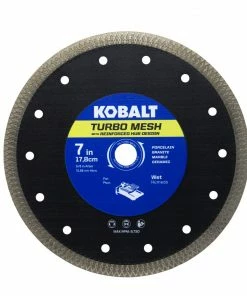 Kobalt Diamond Saw Blades 7-in Turbo Mesh Diamond Tile Saw Blade