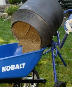 Kobalt Cement Mixers 4-cu ft-cu ft 0.5-HP Cement Mixer -Kobalt Best Sale 17584967