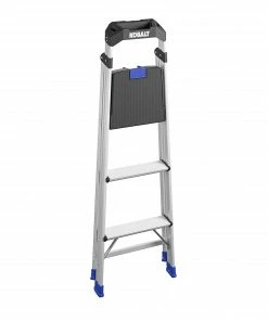 Kobalt Step Stools 3-Step 250-lb Capacity Aluminum Foldable Step Stool 14 Kobalt Step Stools 3-Step 250-lb Capacity Aluminum Foldable Step Stool -Kobalt Best Sale 17788334