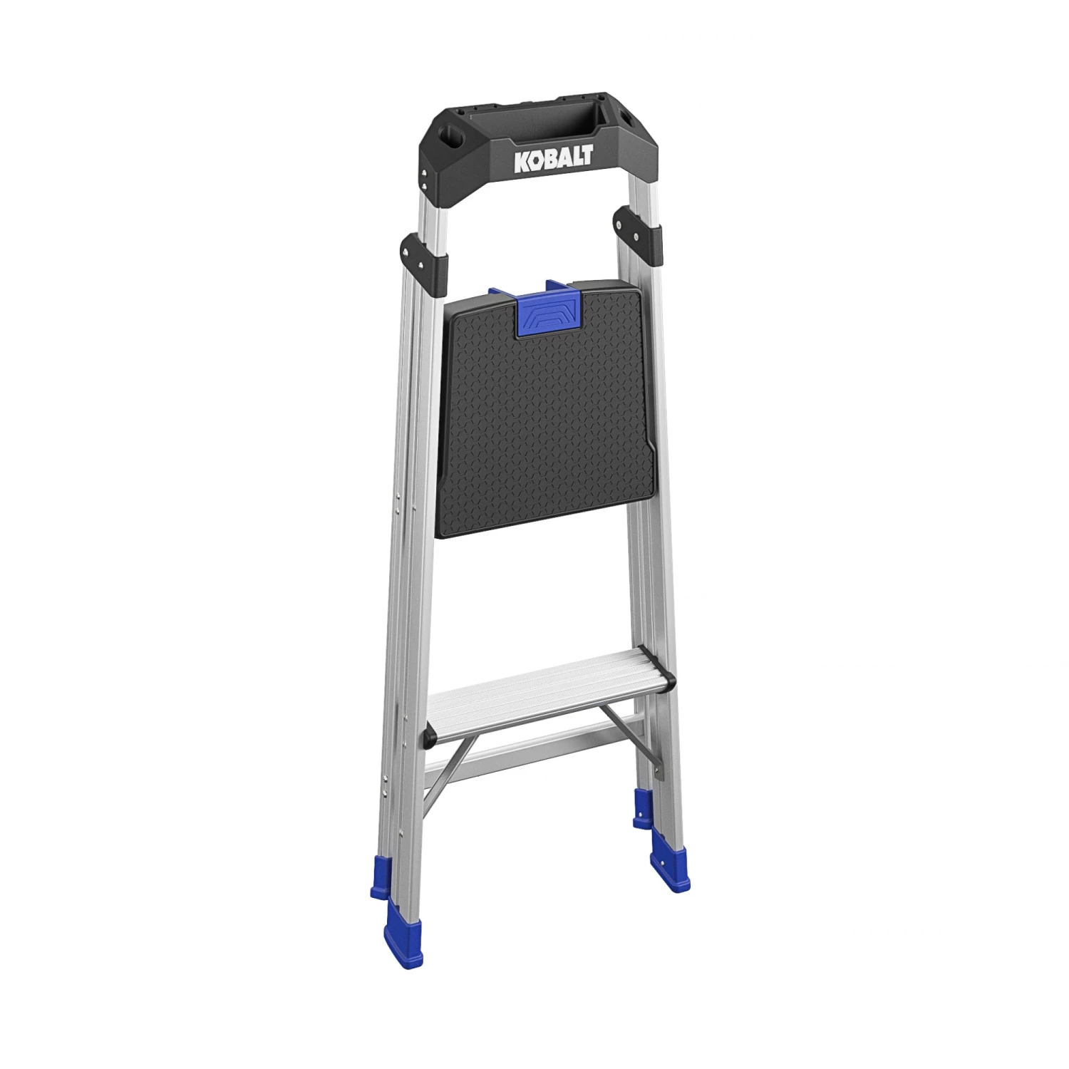 Kobalt Step Stools 2-Step 250-lb Capacity Aluminum Foldable Step Stool 4 Kobalt Step Stools 2-Step 250-lb Capacity Aluminum Foldable Step Stool - Image 4