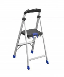Kobalt Step Stools 2-Step 250-lb Capacity Aluminum Foldable Step Stool 14 Kobalt Step Stools 2-Step 250-lb Capacity Aluminum Foldable Step Stool -Kobalt Best Sale 17788437