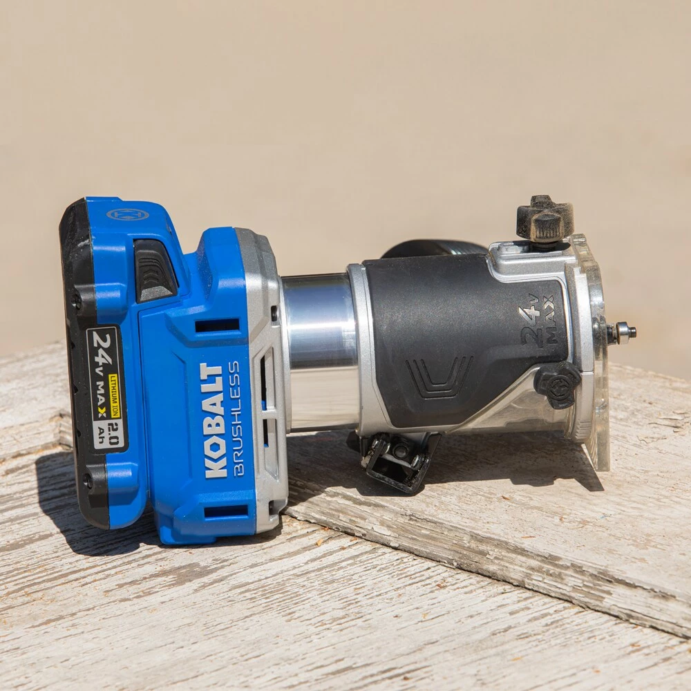 Kobalt Routers 24V MAX 1/4-in-Amp Variable Speed Brushless Trim Cordless Router (Tool Only) 12 Kobalt Routers 24V MAX 1/4-in-Amp Variable Speed Brushless Trim Cordless Router (Tool Only) - Image 12