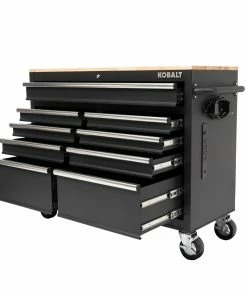 Kobalt Work Benches 46.1-in W x 37.2-in H 9-Drawer Rubber Work Bench -Kobalt Best Sale 17902368 scaled
