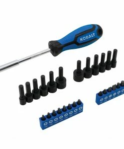 Kobalt Mechanics Tool Sets Centennial 100-Piece Standard (SAE) and Metric Combination Polished Chrome Mechanics Tool Set (1/4-in; 3/8-in) -Kobalt Best Sale 40333064 scaled