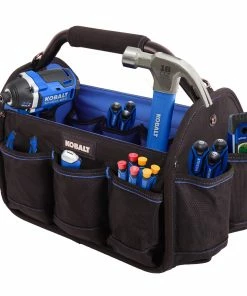 Kobalt Tool Bags Blue Black Polyester 15-in Tool Tote 10 Kobalt Tool Bags Blue Black Polyester 15-in Tool Tote -Kobalt Best Sale 40642741 scaled