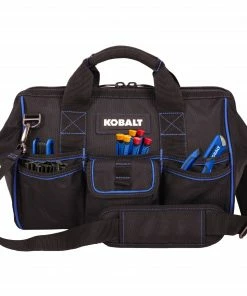 Kobalt Tool Bags Blue Black Polyester 18-in Cargo Bag -Kobalt Best Sale 40642747 scaled