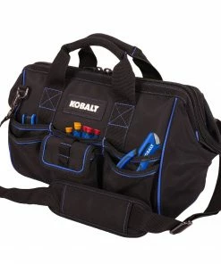 Kobalt Tool Bags Blue Black Polyester 18-in Cargo Bag -Kobalt Best Sale 40642748 scaled
