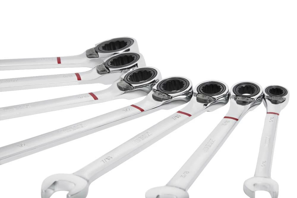 Kobalt Ratchet Wrenches & Sets 7-Piece Set 12-Point Standard (SAE) Ratchet Wrench Set 2 Kobalt Ratchet Wrenches & Sets 7-Piece Set 12-Point Standard (SAE) Ratchet Wrench Set - Image 2