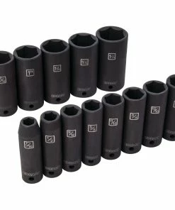Kobalt Impact Sockets & Impact Socket Sets 13-Piece Standard (SAE) 1/2-in Drive 6-Point Impact Socket Set