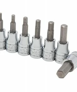 Kobalt Driver Sockets & Sets 7-Piece 3/8-in Drive Set Hex Bit Metric Driver Socket Set