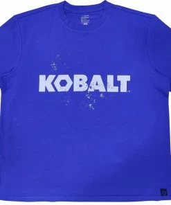 Kobalt Work Shirts Men's XX-Large Textured Cotton Short sleeve Graphic T-shirt Work Shirt