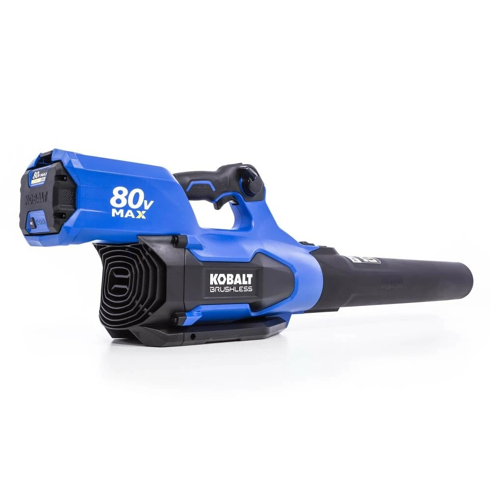 Kobalt Cordless Electric Leaf Blowers 80-volt Max 630-CFM Brushless Handheld Cordless Electric Leaf Blower 2.5 Ah (Battery & Charger Included) 2 Kobalt Cordless Electric Leaf Blowers 80-volt Max 630-CFM Brushless Handheld Cordless Electric Leaf Blower 2.5 Ah (Battery & Charger Included) - Image 2