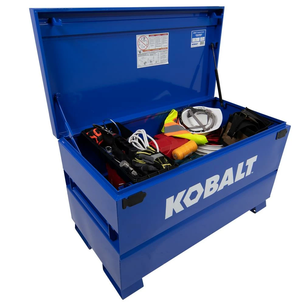 Kobalt Jobsite Boxes 24-in W x 48-in L x 28-in Steel Jobsite Box 12 Kobalt Jobsite Boxes 24-in W x 48-in L x 28-in Steel Jobsite Box - Image 12