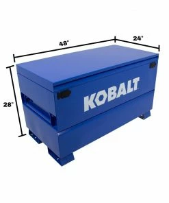 Kobalt Jobsite Boxes 24-in W x 48-in L x 28-in Steel Jobsite Box 22 Kobalt Jobsite Boxes 24-in W x 48-in L x 28-in Steel Jobsite Box -Kobalt Best Sale 41926774