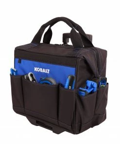 Kobalt Tool Bags Blue Black Polyester 14-in Rolling Tool Bag -Kobalt Best Sale 42143578 scaled