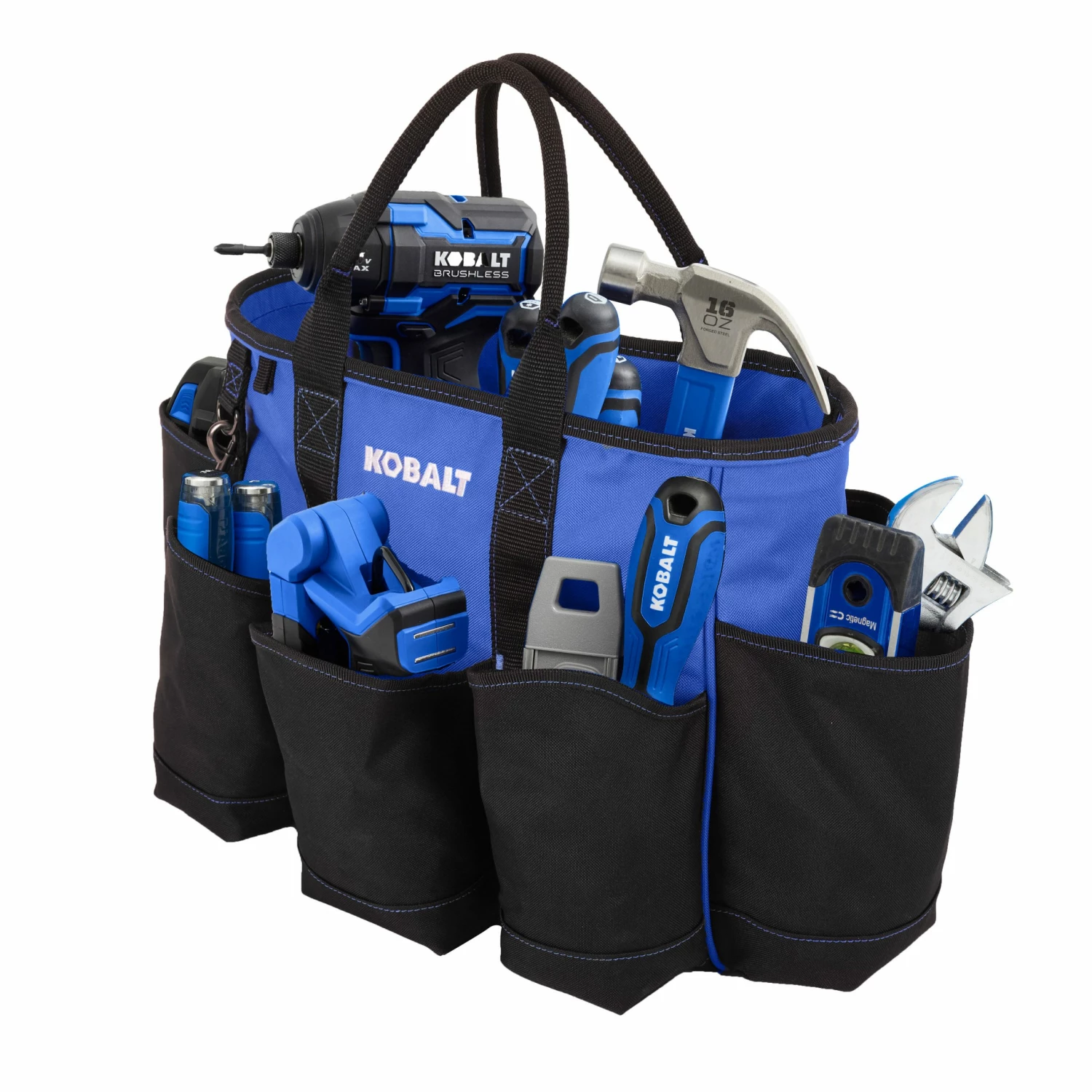 Kobalt Tool Bags Blue Black Polyester 14-in Tool Bag 3 Kobalt Tool Bags Blue Black Polyester 14-in Tool Bag - Image 3