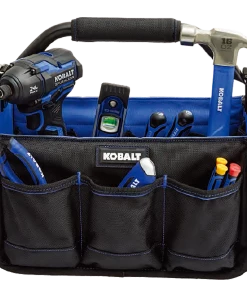 Kobalt Tool Bags Blue Black Polyester 15-in Tool Tote 11 Kobalt Tool Bags Blue Black Polyester 15-in Tool Tote -Kobalt Best Sale 42144089