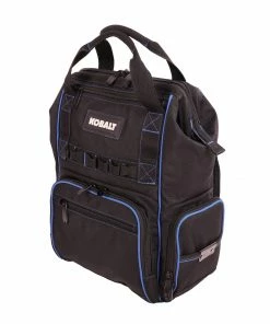 Kobalt Tool Bags Blue Black Polyester 11.5-in Backpack 11 Kobalt Tool Bags Blue Black Polyester 11.5-in Backpack -Kobalt Best Sale 42144515 scaled