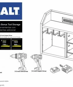 Kobalt Power Tool Combo Kits 2-Tool 24-Volt Max Brushless Power Tool Combo Kit Case (1-Battery Included and Charger Included) -Kobalt Best Sale 42156032