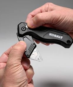 Kobalt Utility Knives Speed Release 10-Blade Folding Utility Knife with On Tool Blade Storage 12 Kobalt Utility Knives Speed Release 10-Blade Folding Utility Knife with On Tool Blade Storage -Kobalt Best Sale 42245122