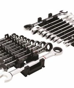 Kobalt Ratchet Wrenches & Sets In Tray with Removable Rails 20-Piece Set 12-Point Standard (SAE) and Metric Combination Ratchet Wrench Set -Kobalt Best Sale 42336140