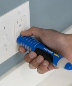 Kobalt Test Meters 250 Amp 1000-Volt Analog Voltage/Continuity Tester Voltage Meter -Kobalt Best Sale 42372996