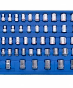 Kobalt Mechanics Tool Sets 250-Piece Standard (SAE) and Metric Combination Polished Chrome Mechanics Tool Set (1/4-in; 3/8-in) -Kobalt Best Sale 42394142 scaled