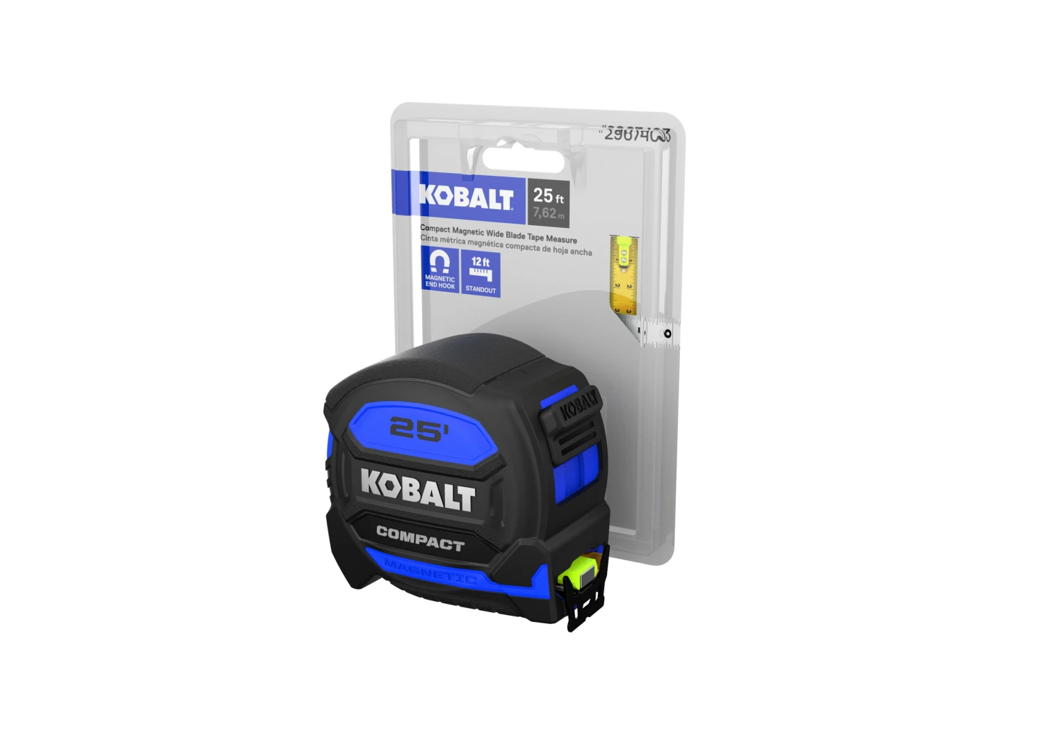 Kobalt Tape Measures 25 Ft. Kobalt Compact Magnetic Wide Blade 6 Kobalt Tape Measures 25 Ft. Kobalt Compact Magnetic Wide Blade - Image 6