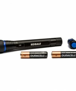 Kobalt Flashlights Virtually Indestructible Waterproof 2-pack 100-Lumen LED Flashlight (Battery Included) -Kobalt Best Sale 42689080 scaled