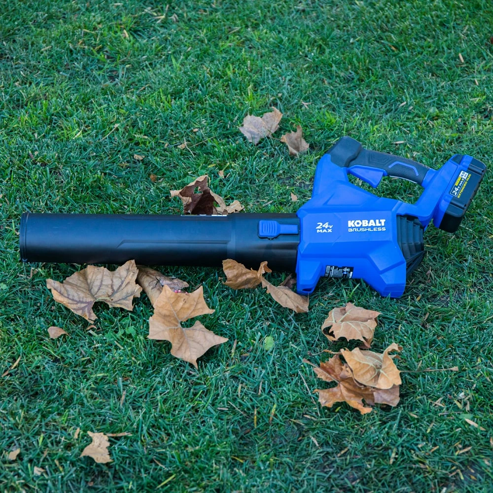 Kobalt Cordless Electric Leaf Blowers 24-volt 500-CFM Brushless Handheld Cordless Electric Leaf Blower 4 Ah (Battery & Charger Included) 8 Kobalt Cordless Electric Leaf Blowers 24-volt 500-CFM Brushless Handheld Cordless Electric Leaf Blower 4 Ah (Battery & Charger Included) - Image 8