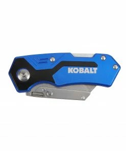 Kobalt Utility Knives Kobalt Compact Lockback Knife 18mm 1-Blade Folding Utility Knife -Kobalt Best Sale 42707565