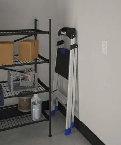 Kobalt Step Stools 2-Step 250-lb Capacity Aluminum Foldable Step Stool 16 Kobalt Step Stools 2-Step 250-lb Capacity Aluminum Foldable Step Stool -Kobalt Best Sale 43350868